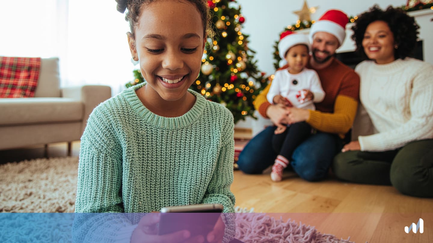 photo offrir un smartphone a noel