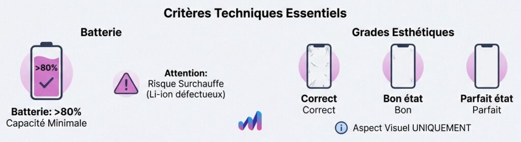 les critères techniques pour choisir un smartphone reconditionné