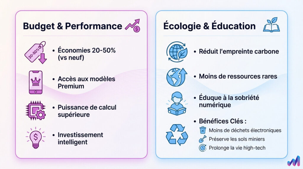 les avantages du smartphone reconditionne