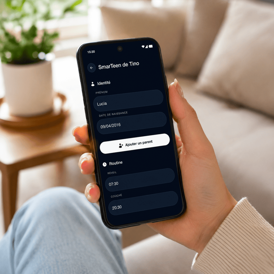 Ajouter un deuxième parent sur l'application parent