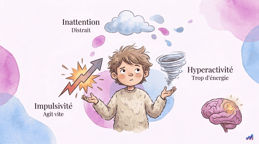 infographie sur le tdah enfant
