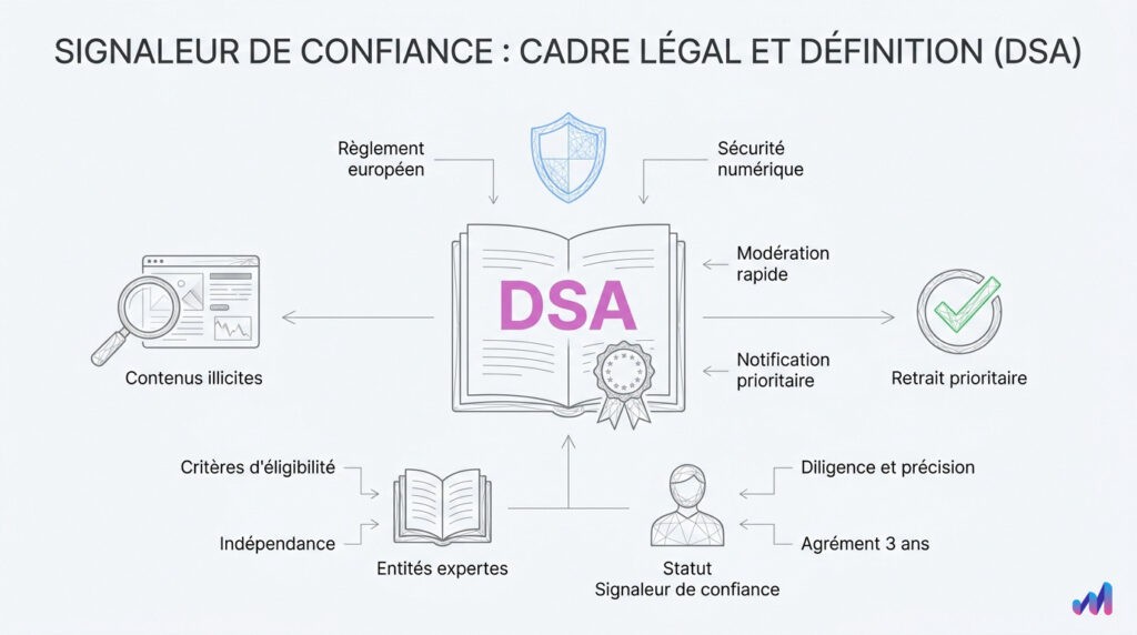 infographie sur les signaleurs de confiance