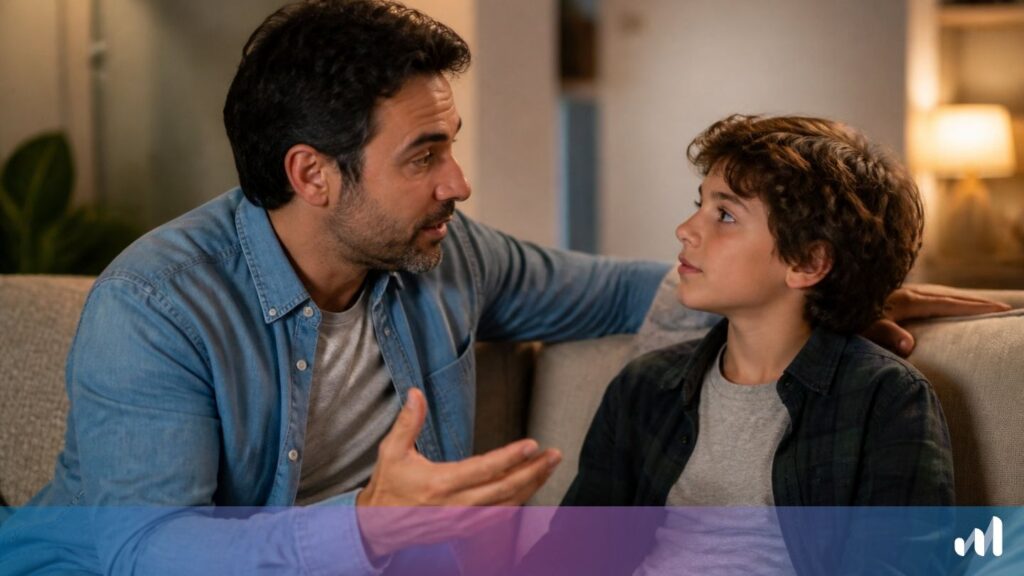 un echange entre un pere et son fils