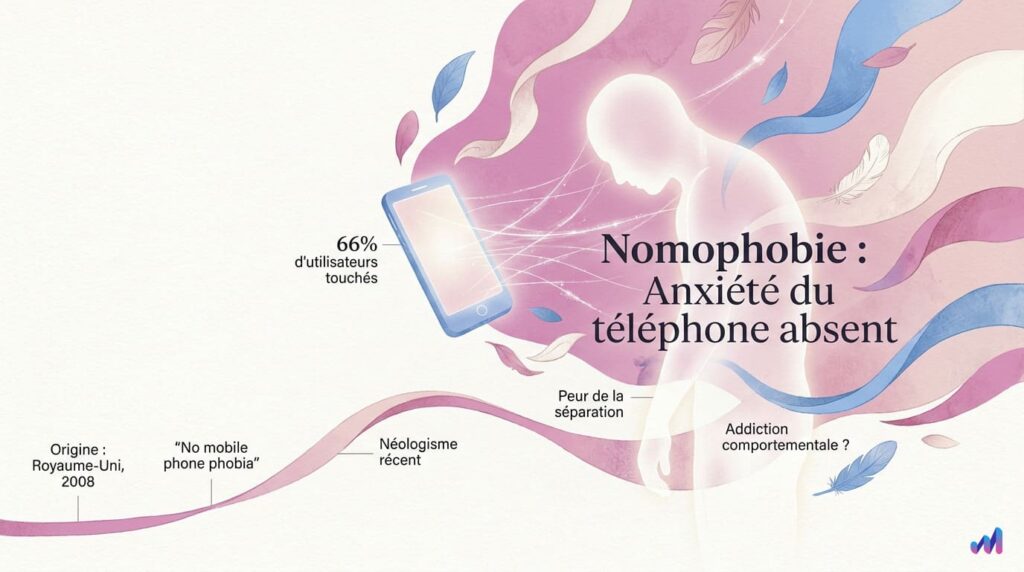 infographie sur la nomophobie