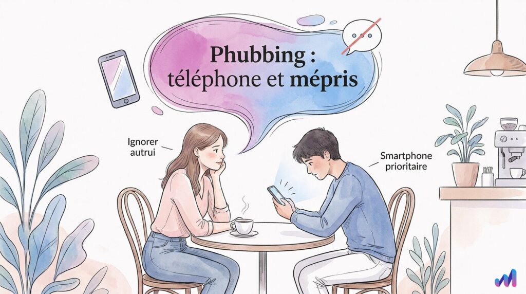 visuel sur le phubbing